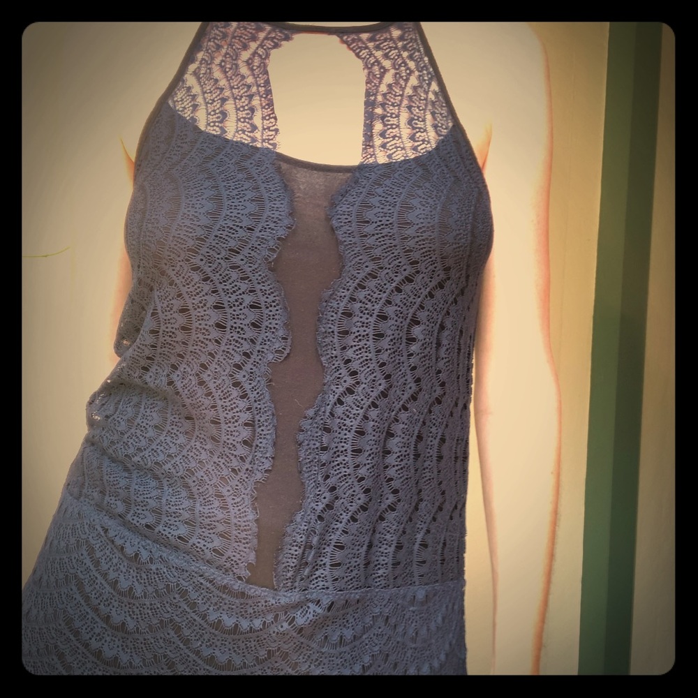 Anthropologie lacy tank